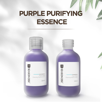 OEM Purple Purifying Essence Untuk Membersihkan Kulit Sebelum Berlatih Solusi Pembersih Kutikula Alis