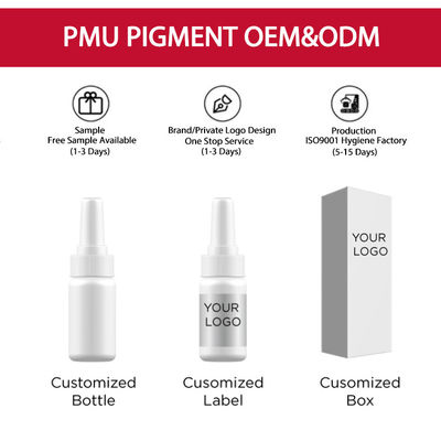 Pigmen Makeup Permanen Organik Tidak Beracun Tahan Air